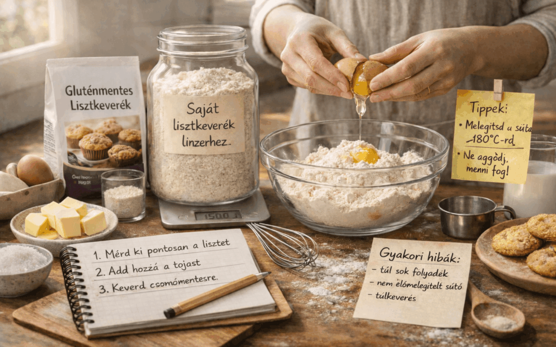 Gluténmentes sütemény sütés kezdőknek – bolti vagy házi lisztkeverékkel érdemes indulni?