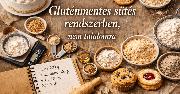 Gluténmentes sütés rendszerben, nem találomra